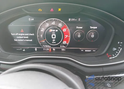 2019 Audi Rs 5 2.9T z USA, uszkodzony, nr VIN WUABWCF58KA900463